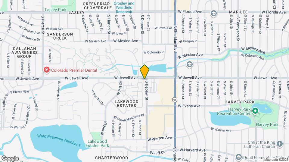 1909 S Depew St Map and Location Details