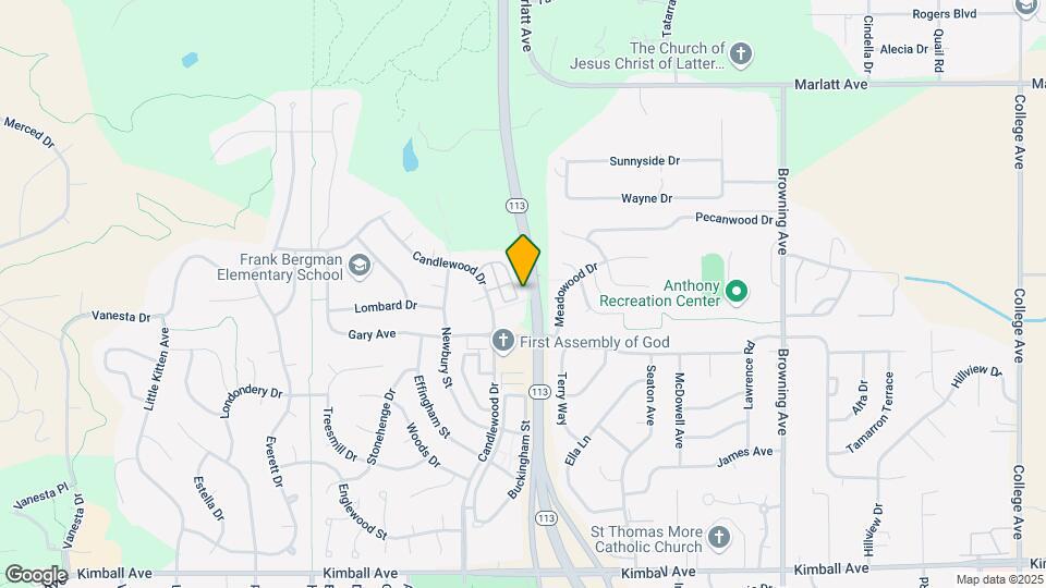 2502 Candlecrest Cir Mapa y Detalles de la Ubicación