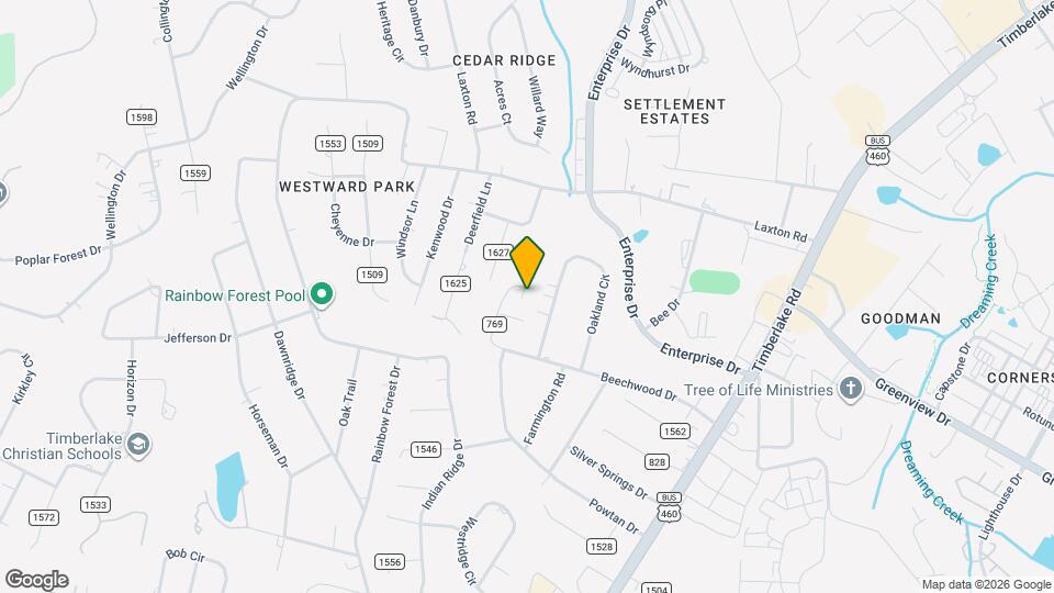 707 Beechwood Dr Map and Location Details