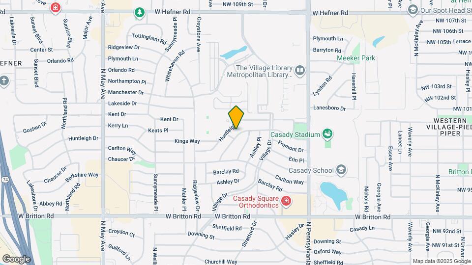 2321 Gladstone Terrace Map and Location Details