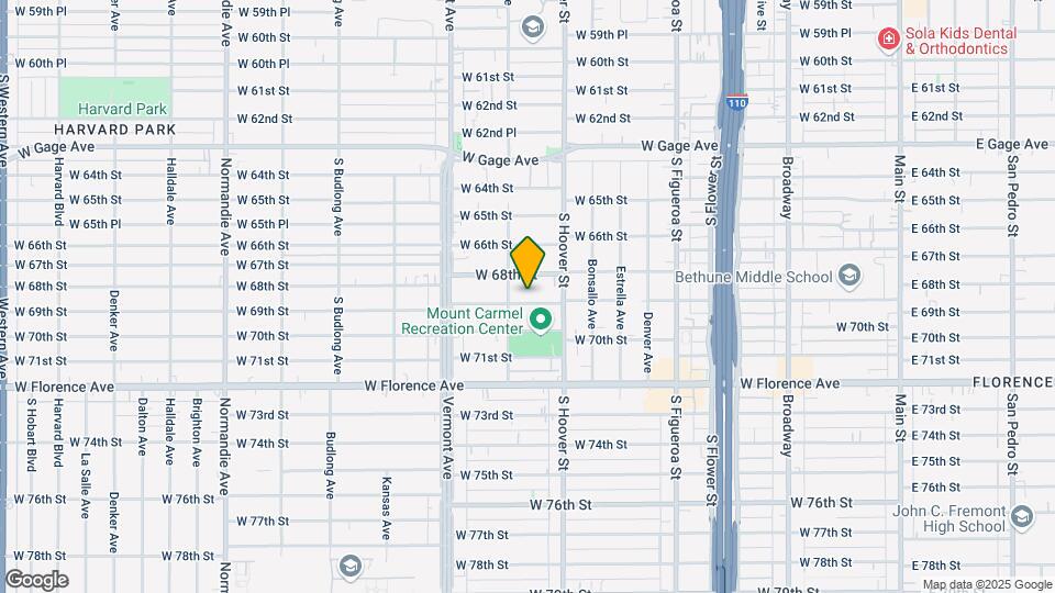 839 W 69th St Map and Location Details