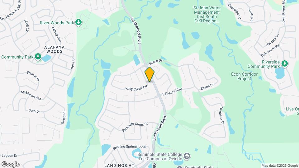 1021 Kelly Creek Cir Mapa y Detalles de la Ubicación