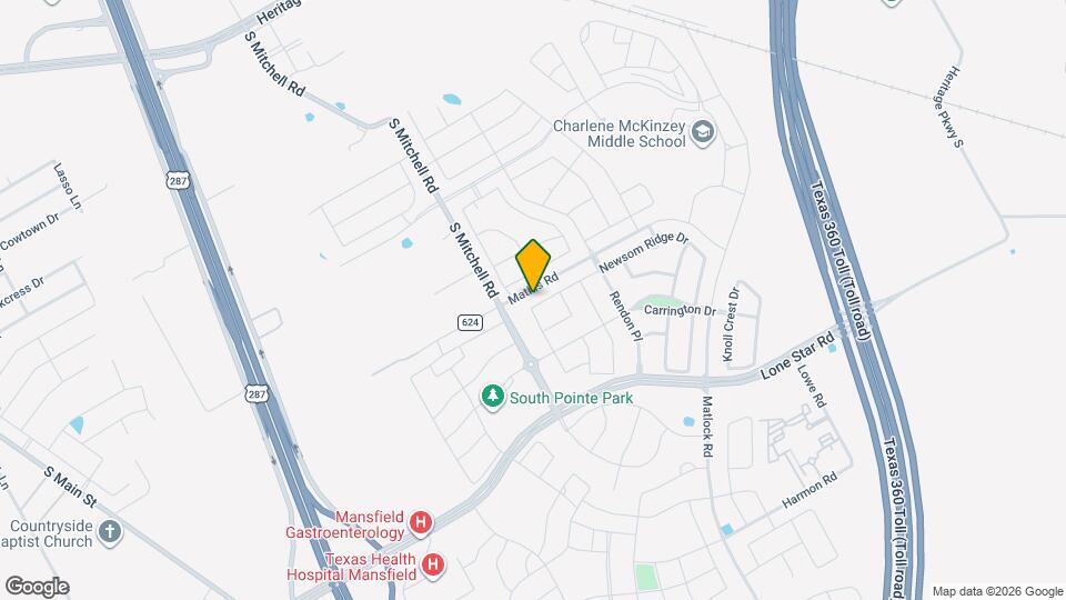 2805 Newsom Ridge Dr Map and Location Details