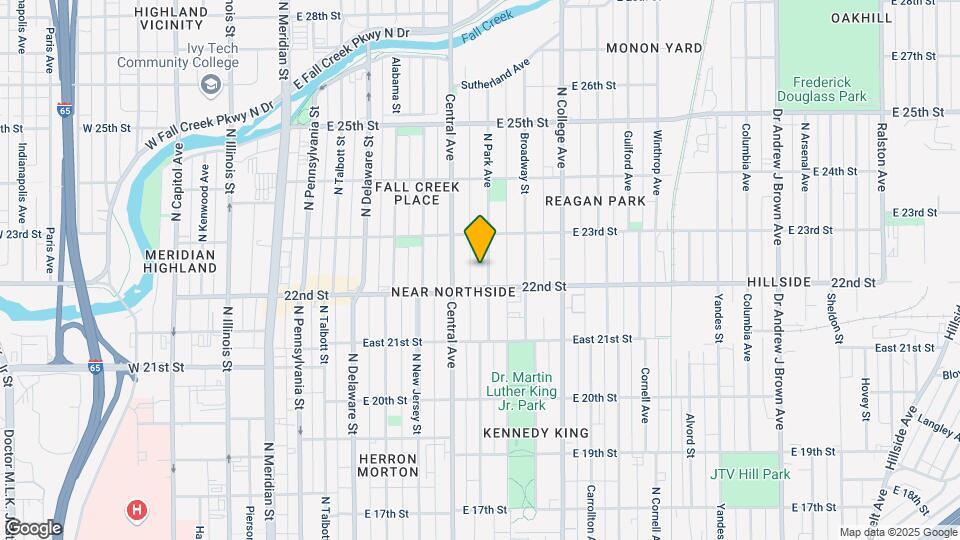 2218 N Park Ave, Unit 1 Map and Location Details