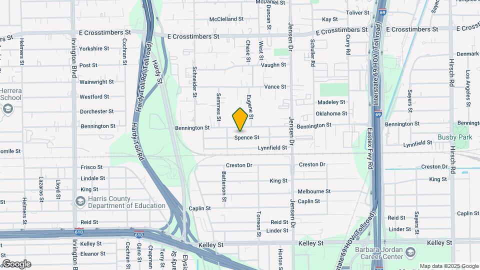 2401 Spence St Map and Location Details