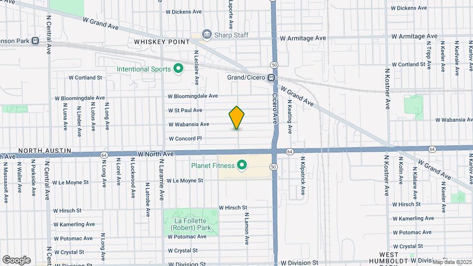1640 N Lamon Ave Map and Location Details
