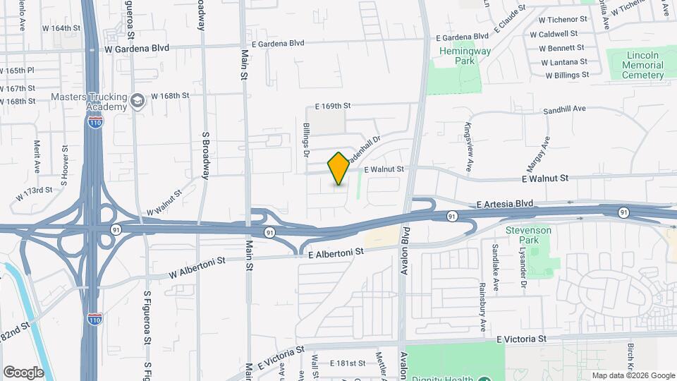 17230 Bonham Ave Mapa y Detalles de la Ubicación
