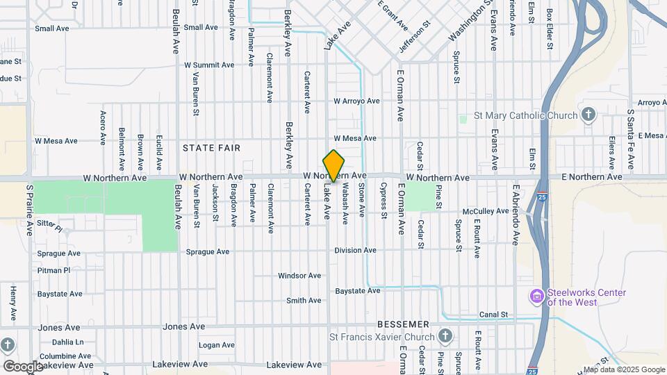 1312 Lake Ave Map and Location Details