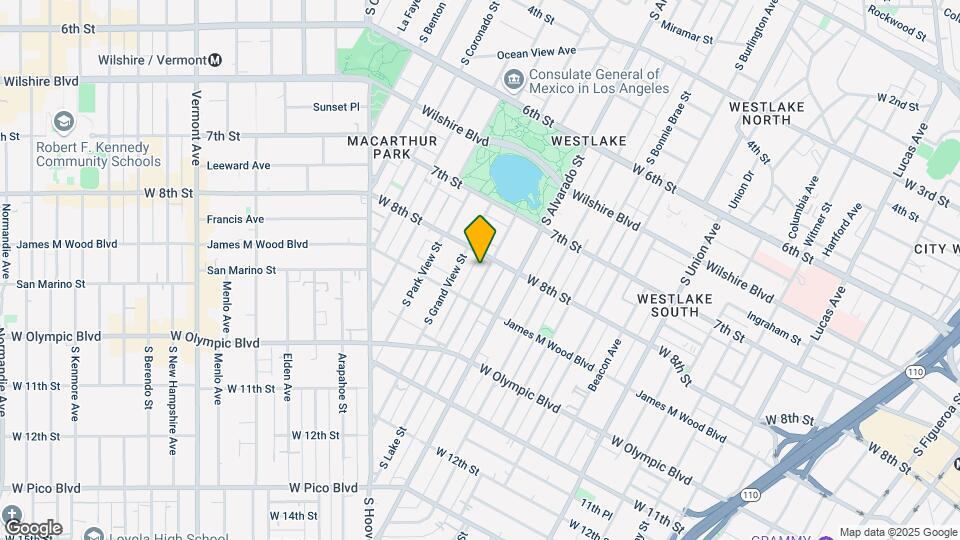 815 S Lake St Map and Location Details
