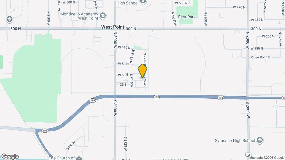 2795 W 100 S Map and Location Details