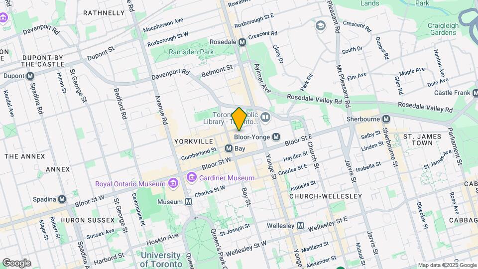 11 Yorkville Map and Location Details