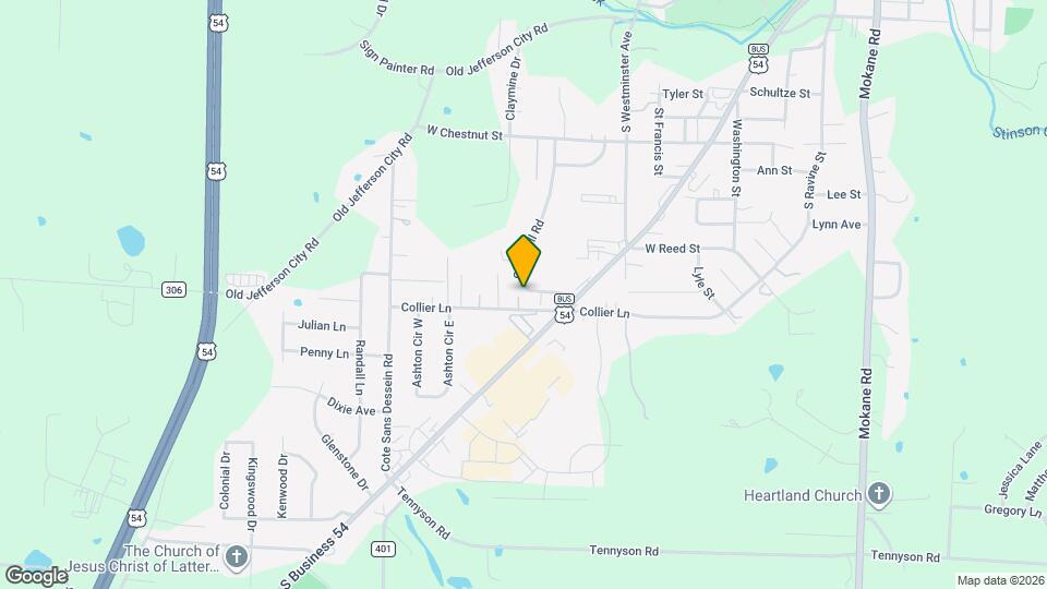 539 Collier Ln Map and Location Details