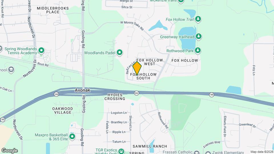 22807 Sherioaks Ln Map and Location Details