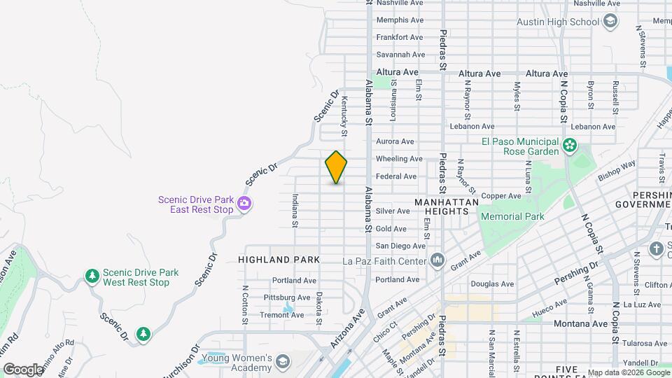 2423 Copper Ave Map and Location Details