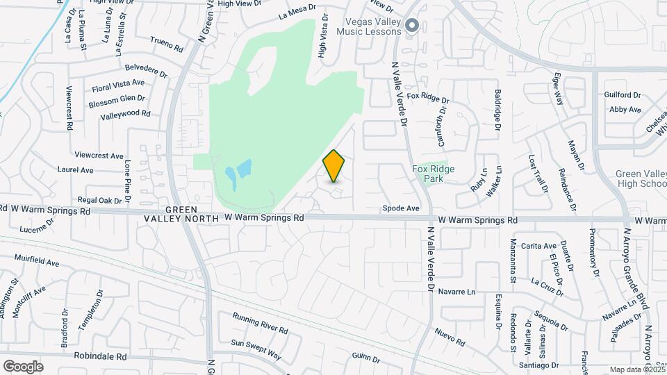 2050 W Warm Springs Rd Map and Location Details