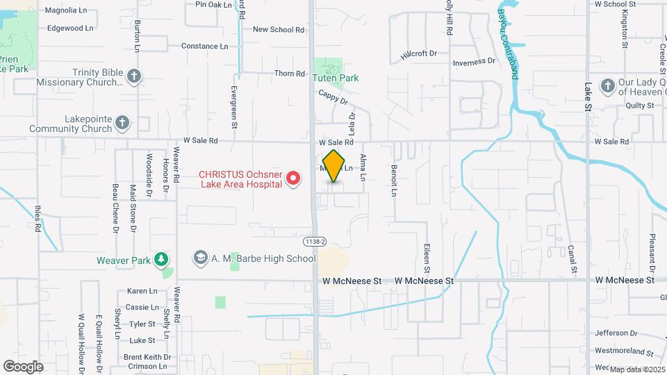 1700 Mignonette Ln, Unit # A Mapa y Detalles de la Ubicación