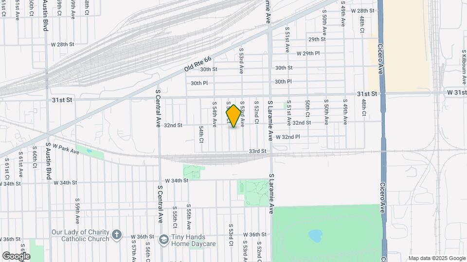 3211 S 53rd Ct Map and Location Details