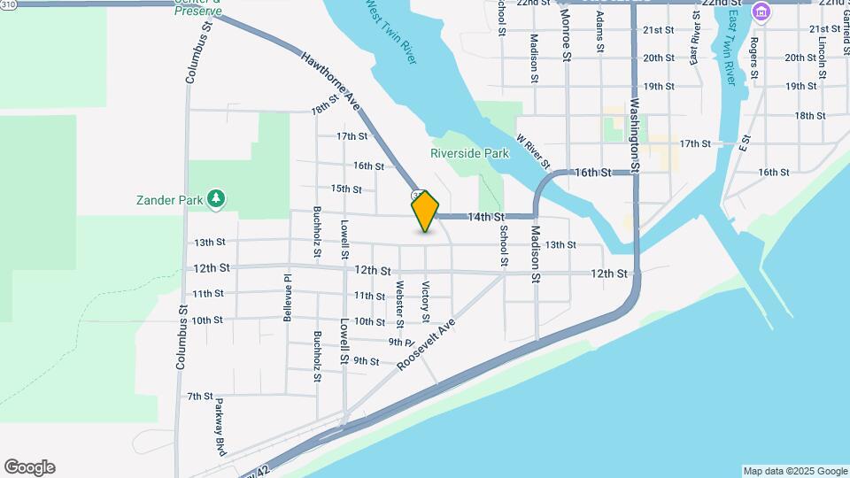 2116 13th St Map and Location Details