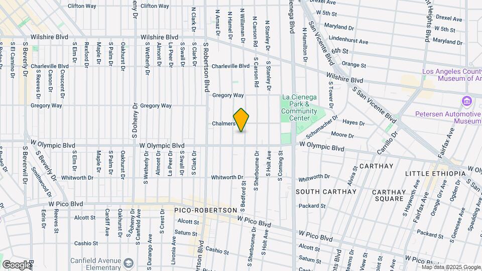 925 S Bedford St Map and Location Details