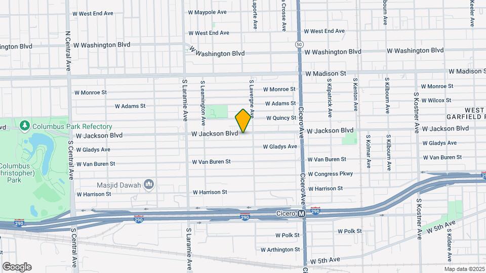 5019 W Jackson Blvd Mapa y Detalles de la Ubicación