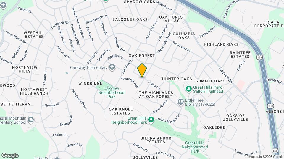 6601 Colina Ln Map and Location Details