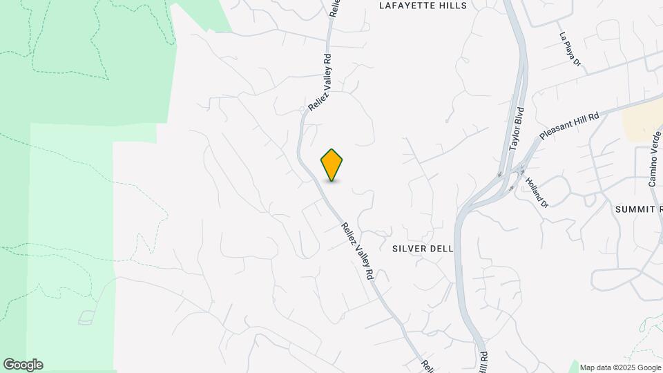 1530 Reliez Valley Rd Map and Location Details