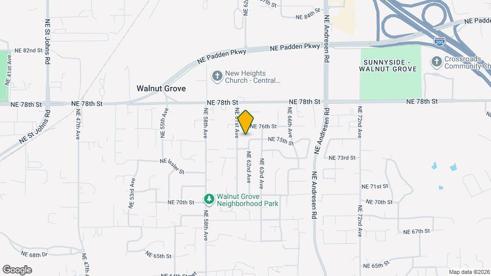 7420 NE 62nd Ave Map and Location Details