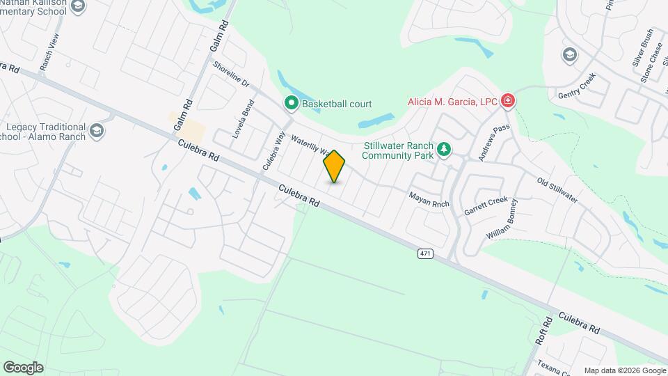 7810 Creekshore Cove Map and Location Details