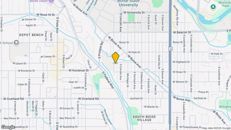 1508 S Oakland Ave Map and Location Details