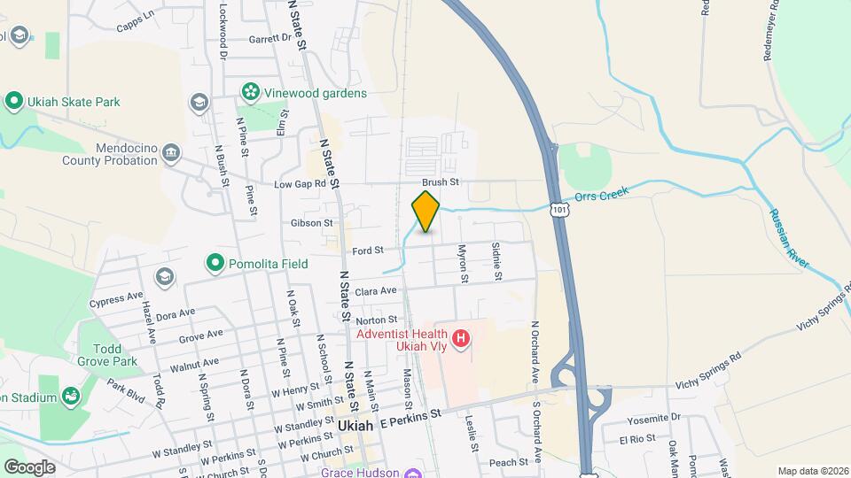 212 Ford St Map and Location Details