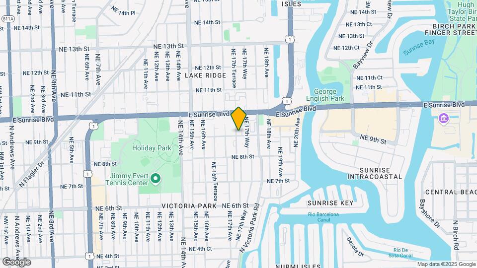 900 NE 17th Ter Mapa y Detalles de la Ubicación