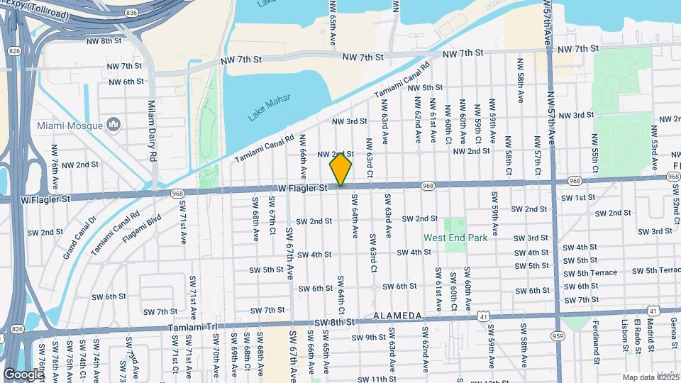 6440 W Flagler St Map and Location Details