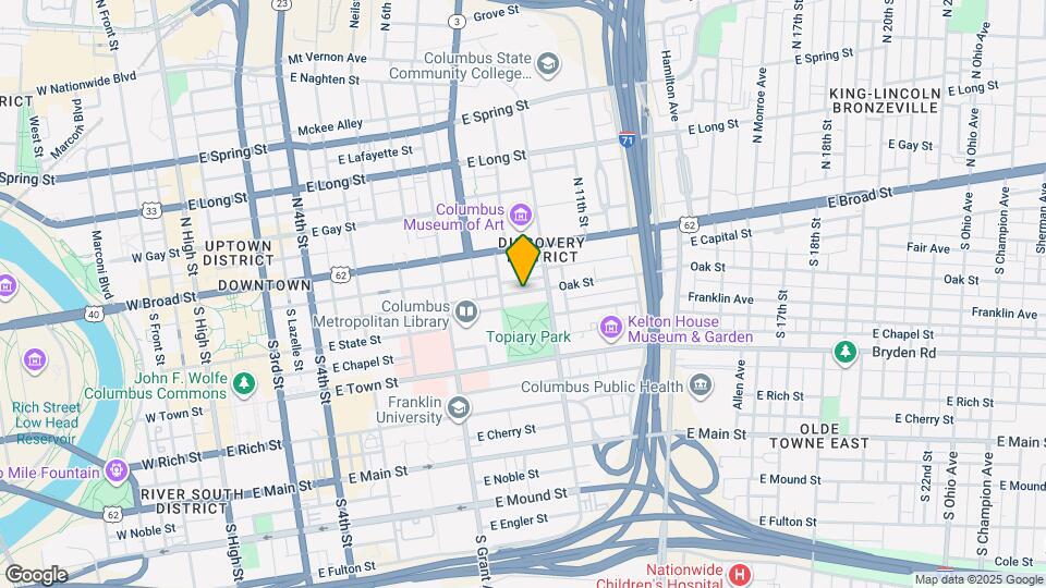 475 Oak St Map and Location Details