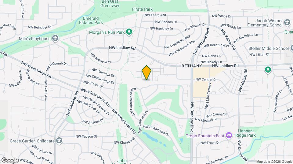 16134 NW Centine Ln Mapa y Detalles de la Ubicación