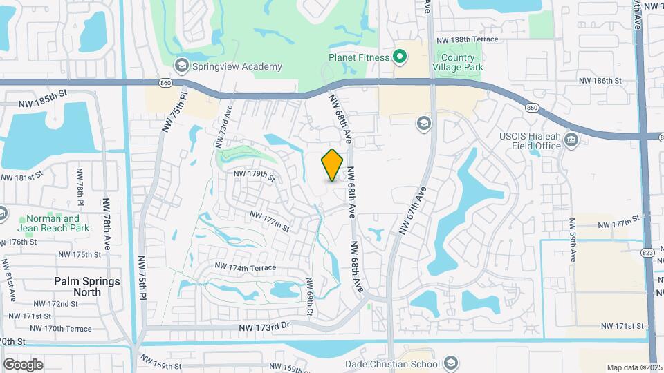 17982 NW 68th Ave Map and Location Details