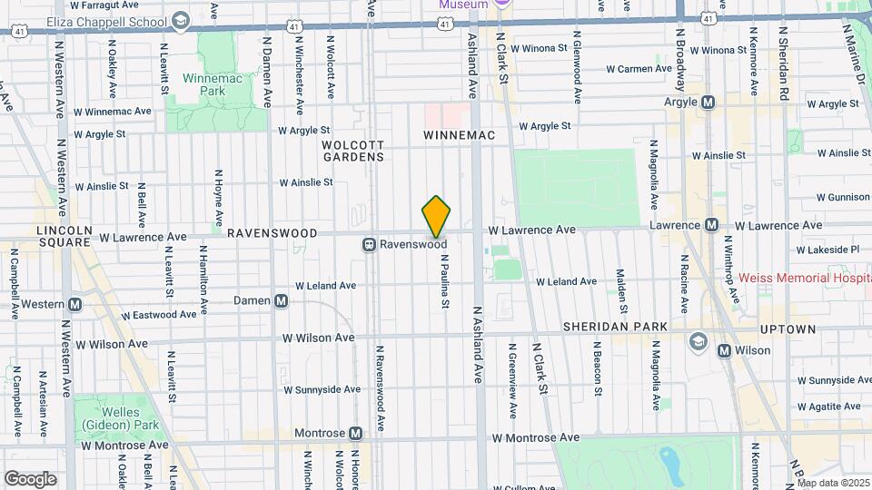 4746 N Paulina St Map and Location Details