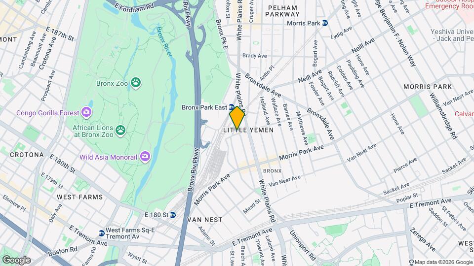 681 Rhinelander Ave Map and Location Details