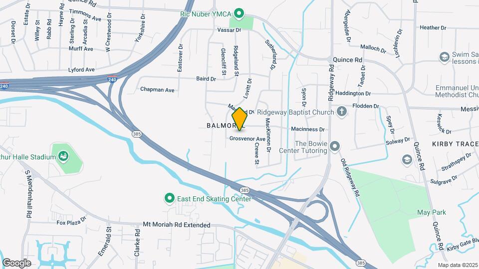 5910 Grosvenor Ave Map and Location Details