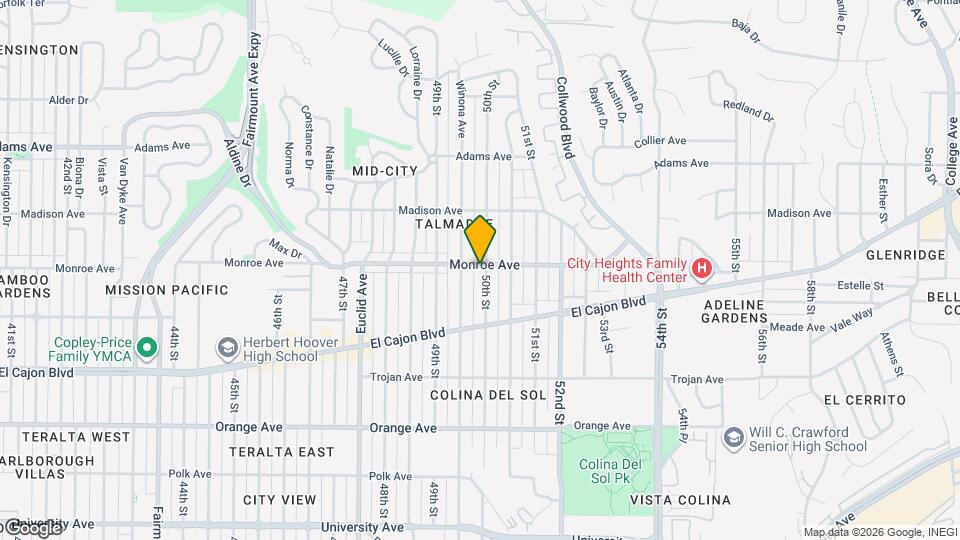 4480 50th St Map and Location Details