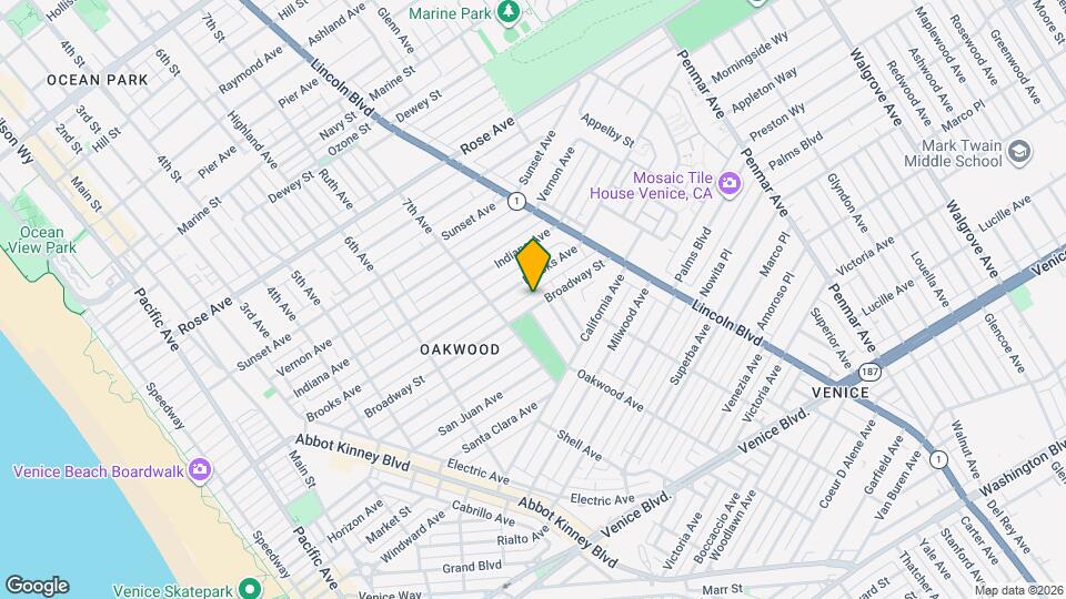 737 Broadway St Map and Location Details