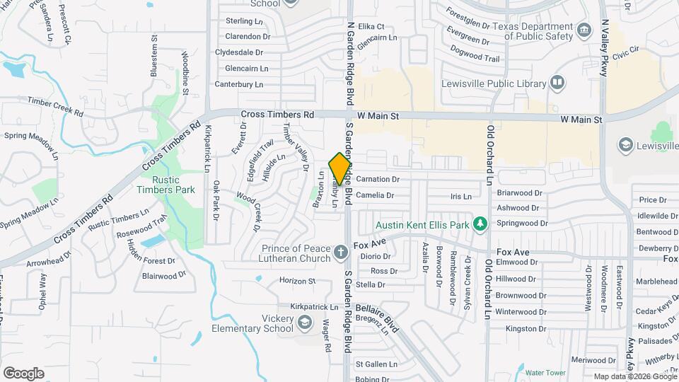 3904 Granby Ln Map and Location Details