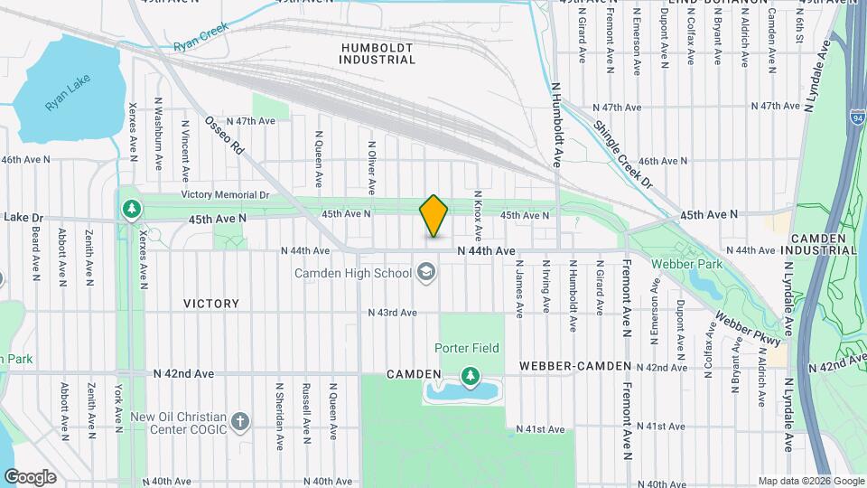 1916 N 44th Ave, Unit # 2 Map and Location Details