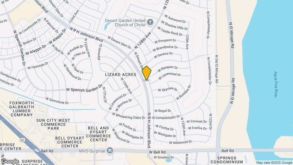 17810 N Desert Glen Dr Mapa y Detalles de la Ubicación