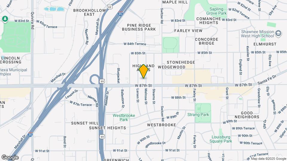 8638 Melrose St Map and Location Details