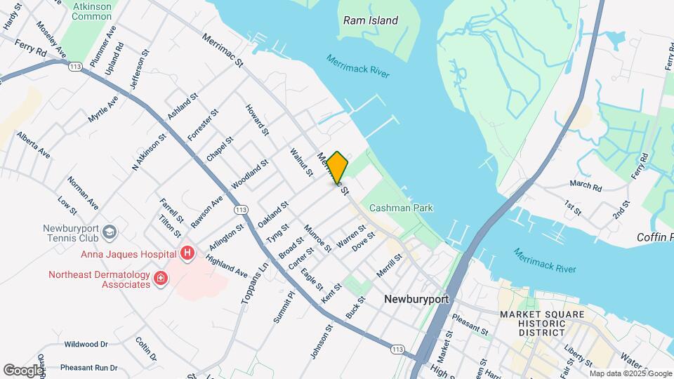 1 Tyng St Mapa y Detalles de la Ubicación