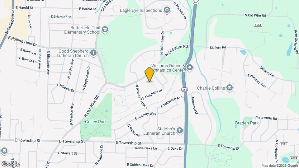 2770 N Ashbrook Dr Mapa y Detalles de la Ubicación