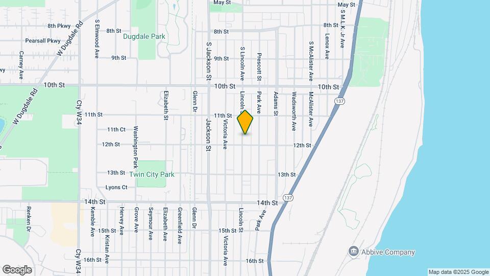 1139 Lincoln St, Unit 2 Map and Location Details