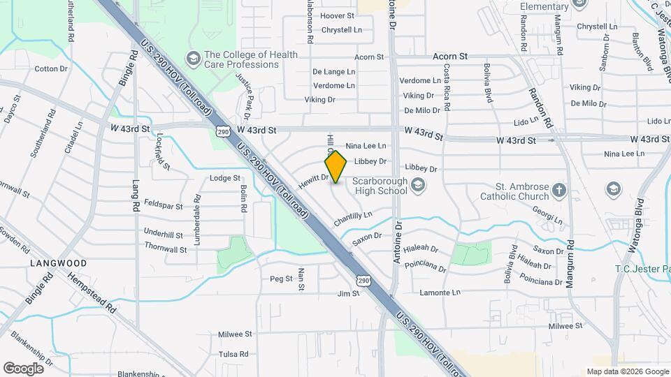 4134 Hill Oak Dr Map and Location Details