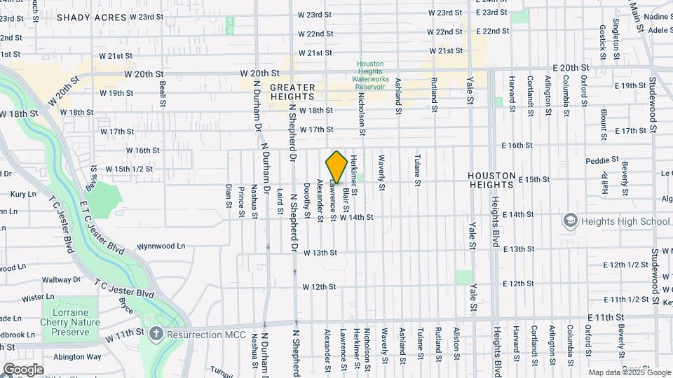 1442 Lawrence St Map and Location Details
