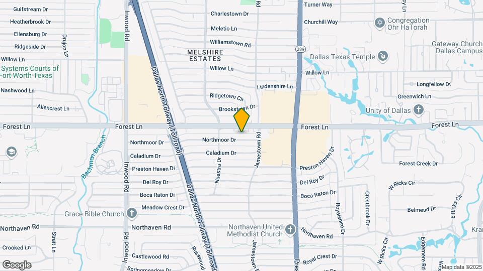 5809 Northmoor Dr Map and Location Details